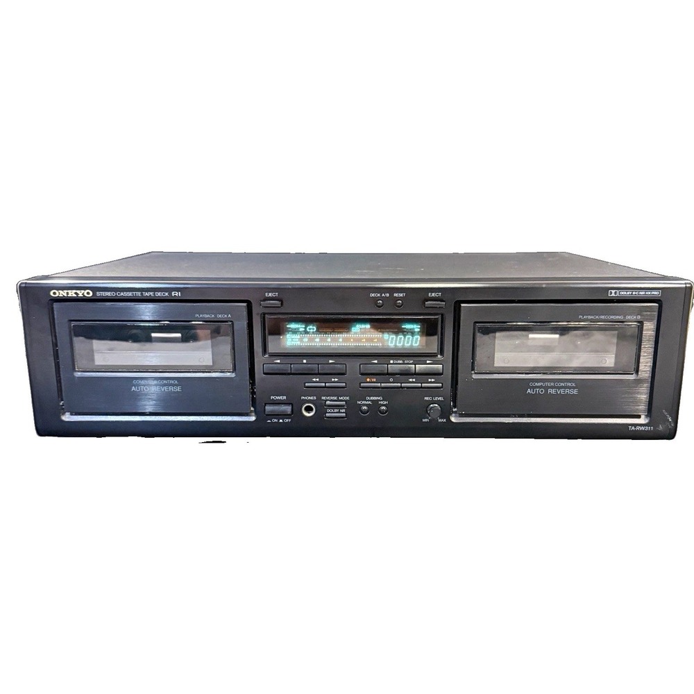 Onkyo TA-RW311 Dual Auto Reverse Cassette Deck - For Parts / Repair As-Is